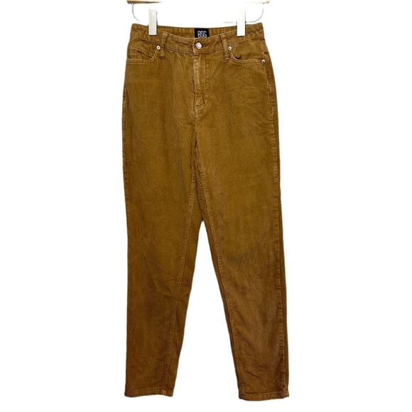 Urban Outfitters BDG Mom High Rise Corduroy Pants Straight Leg Brown Cotton 25 - Picture 1 of 5